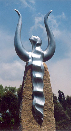 Spirit of the Southern Cross aluminium sculpture